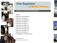 Tablet Screenshot of overregulationofmedicalpractice.org